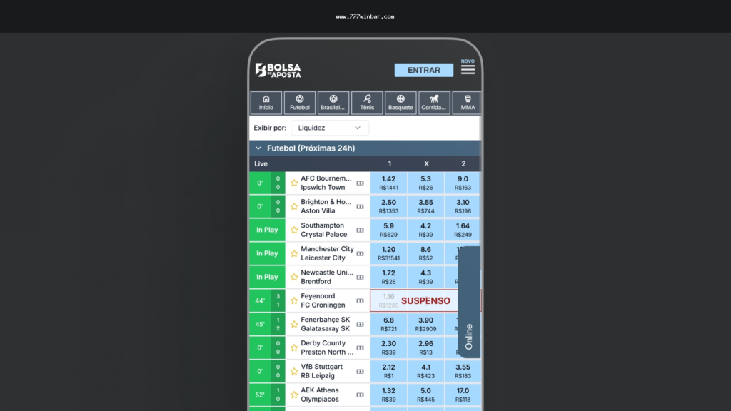 Tela conceitual de cassino e sportsbook com foco em limites de aposta